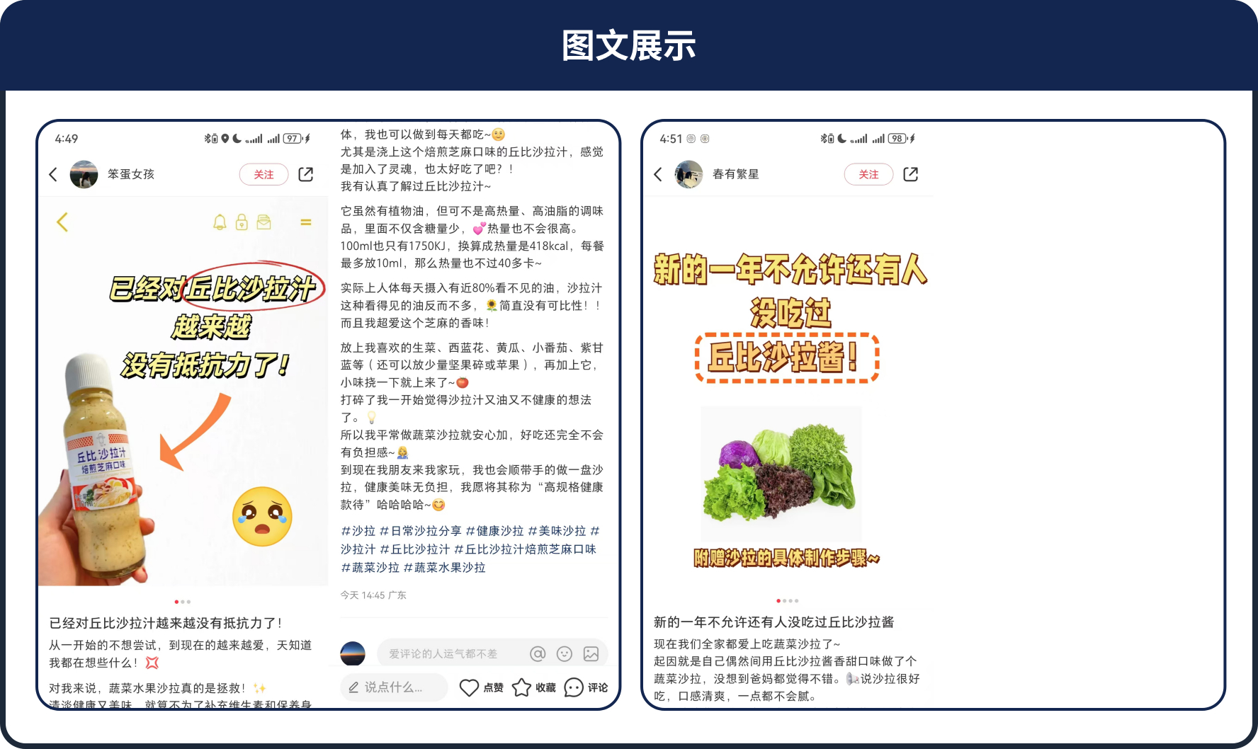丘比沙拉酱小红书内容种草营销